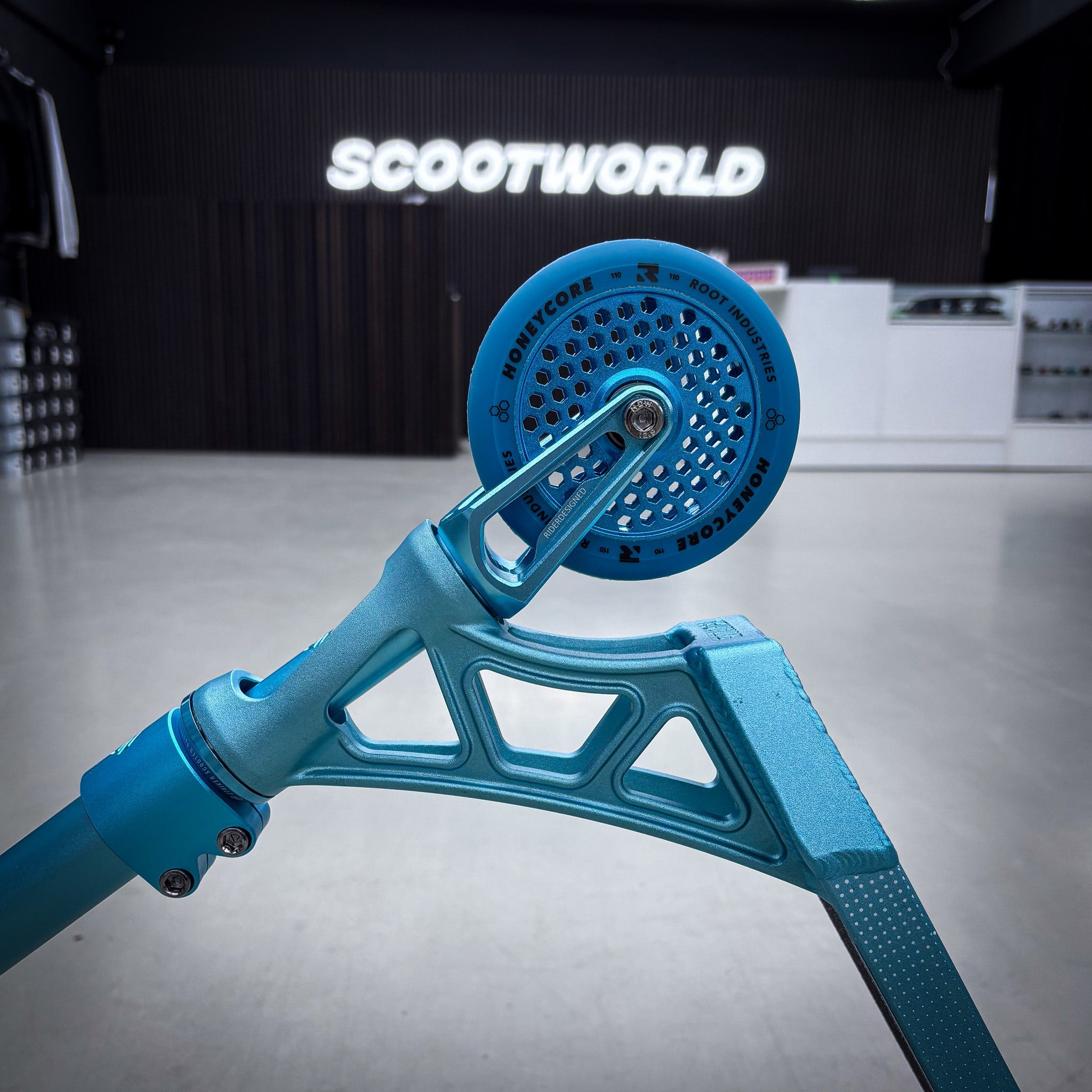 Striker Aether Blue Custom Build - Blue-ScootWorld.dk