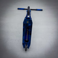 Striker Ethic 500mm Chrome Blue Custom Build - Blue/Black-ScootWorld.dk