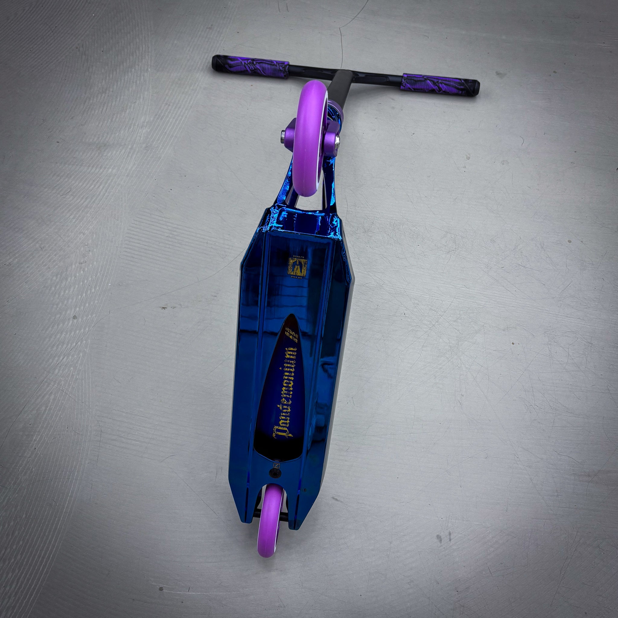 Striker Ethic Blue/Purple 460 Custom Build - Black/Blue/Purple-ScootWorld.dk