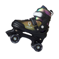 VENOR Ignite LED Side-By-Side Rulleskøjter - Chameleon Rainbow-ScootWorld.dk