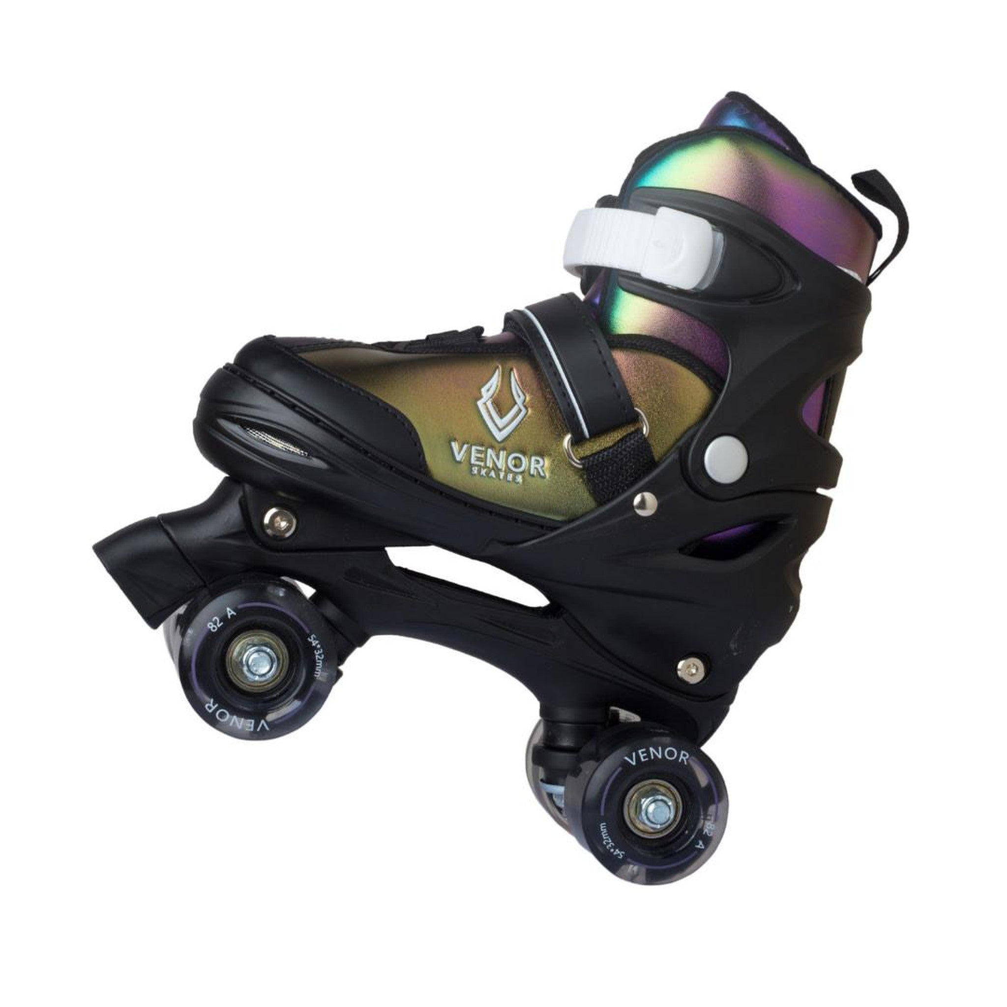VENOR Ignite LED Side-By-Side Rulleskøjter - Chameleon Rainbow-ScootWorld.dk