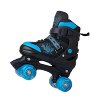VENOR Ignite LED Side-By-Side Rulleskøjter - Black/Blue-ScootWorld.dk