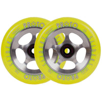 Proto Sliders Starbright Hjul Til Løbehjul 2-Pak - Yellow On Raw-ScootWorld.dk