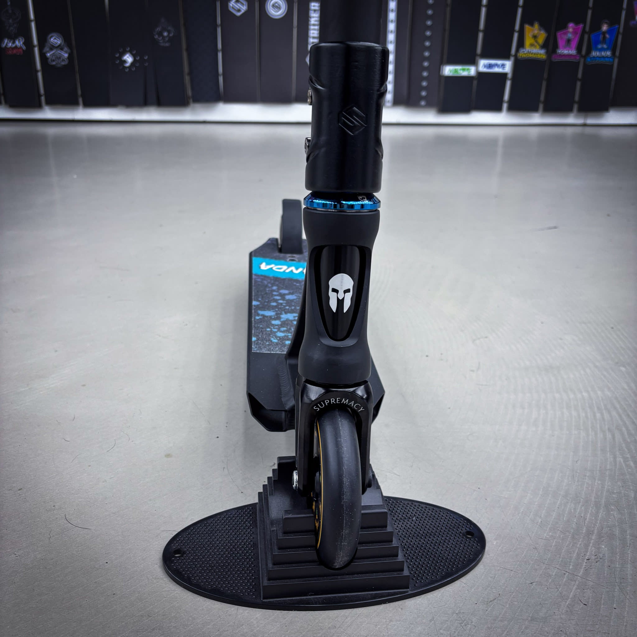 Striker Panda Custom Løbehjul - Black/Blue-ScootWorld.dk