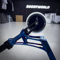 Striker Ethic Blue Chrome Custom Løbehjul - Blue Chrome/Black-ScootWorld.dk