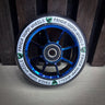 Panda Spoked V2 100mm Hjul Til Sparkesykkel - Blue Chrome