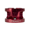 Supremacy Spartan Double Clamp Til Sparkesykkel - Red