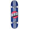 Rad Checker Stripe Komplett Skateboard - Navy