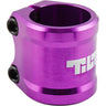 Tilt Arc Double Clamp Til Sparkesykkel - Purple