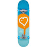 Blueprint Spray Heart Komplett Skateboard - Blue/Orange