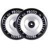 Proto Full Core Sliders Hjul Til Sparkesykkel 2-pak - Silver