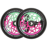 Oath Bermuda 110mm Hjul Til Sparkesykkel 2-pak - Green/Pink