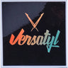 Versatyl Logo Klistremerke Til Sparkesykkel - Sort