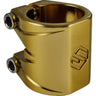 Striker Essence V2 Double Clamp Til Sparkesykkel - Gold Chrome