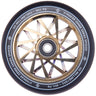 Striker Zenue Series Hjul Til Sparkesykkel Sort Pu - Gold Chrome