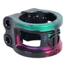 Oath Cage V2 Alloy 2 Bolt Double Clamp Til Sparkesykkel - Green/Pink