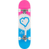 Blueprint Spray Heart V2 Komplett Skateboard - Blue/White/Pink