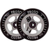 Proto Sliders Hjul Til Sparkesykkel 2-pak - Black/Raw