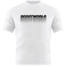 Scootworld Repeat Logo Tshirt - White