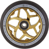 Striker Essence V3 Sort Pu 110mm Hjul Til Sparkesykkel - Gold Chrome