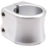 North Profile Double Clamp Til Sparkesykkel - Matte Silver