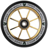 Panda Spoked V2 110mm Hjul Til Sparkesykkel - Gold Chrome