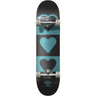 Heart Supply Quadron Logo Komplett Skateboard - Teal