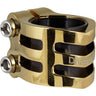 Longway Defender Double Clamp Til Sparkesykkel - Gold Chrome