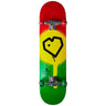 Blueprint Spray Heart V2 Komplett Skateboard - Rasta 2