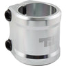 Tilt Arc Double Clamp Til Sparkesykkel - Silver