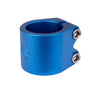 Striker Lux Double Clamp Til Sparkesykkel - Blue