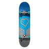 Blueprint Spray Heart V2 Komplett Skateboard - Blue/Silver/Teal