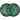 Root Honeycore 110mm Hjul Til Løbehjul 2-pak - Green-ScootWorld.dk