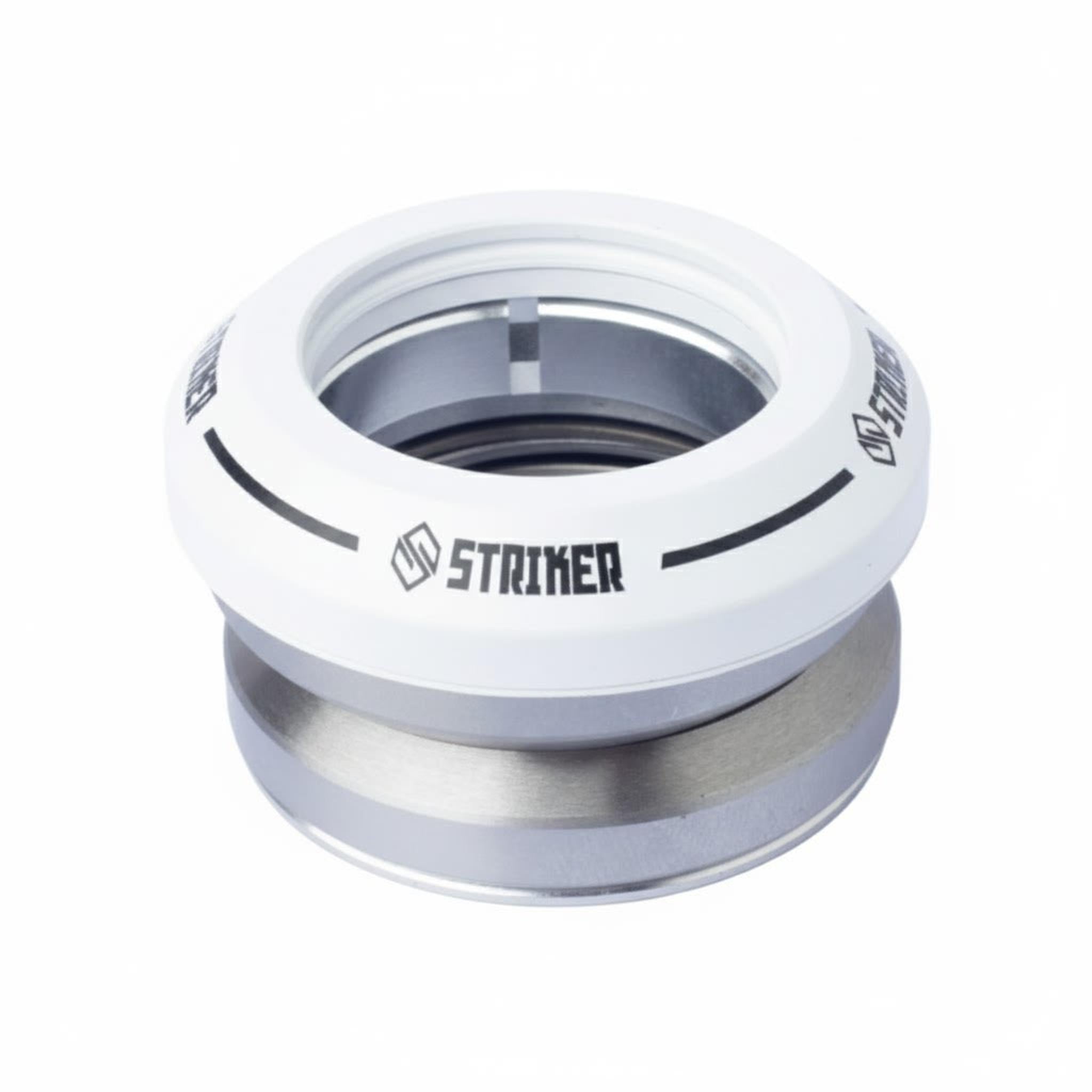 Striker Integrated Headset Løbehjul - White-ScootWorld.dk