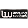 Longway Logo Klistremerke Til Sparkesykkel - Sort