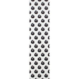 Hella Grip Sloth Dot Griptape Til Løbehjul - Black Sloths On White-ScootWorld.dk