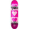 Heart Supply Quadron Logo Komplett Skateboard - Pink